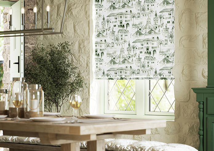 Voyage, Fern - Motorised Roman Blind - Image 5